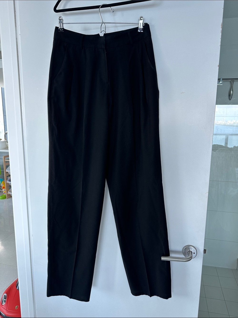 The Frankie Shop Black Men's Tailored Dress Pants